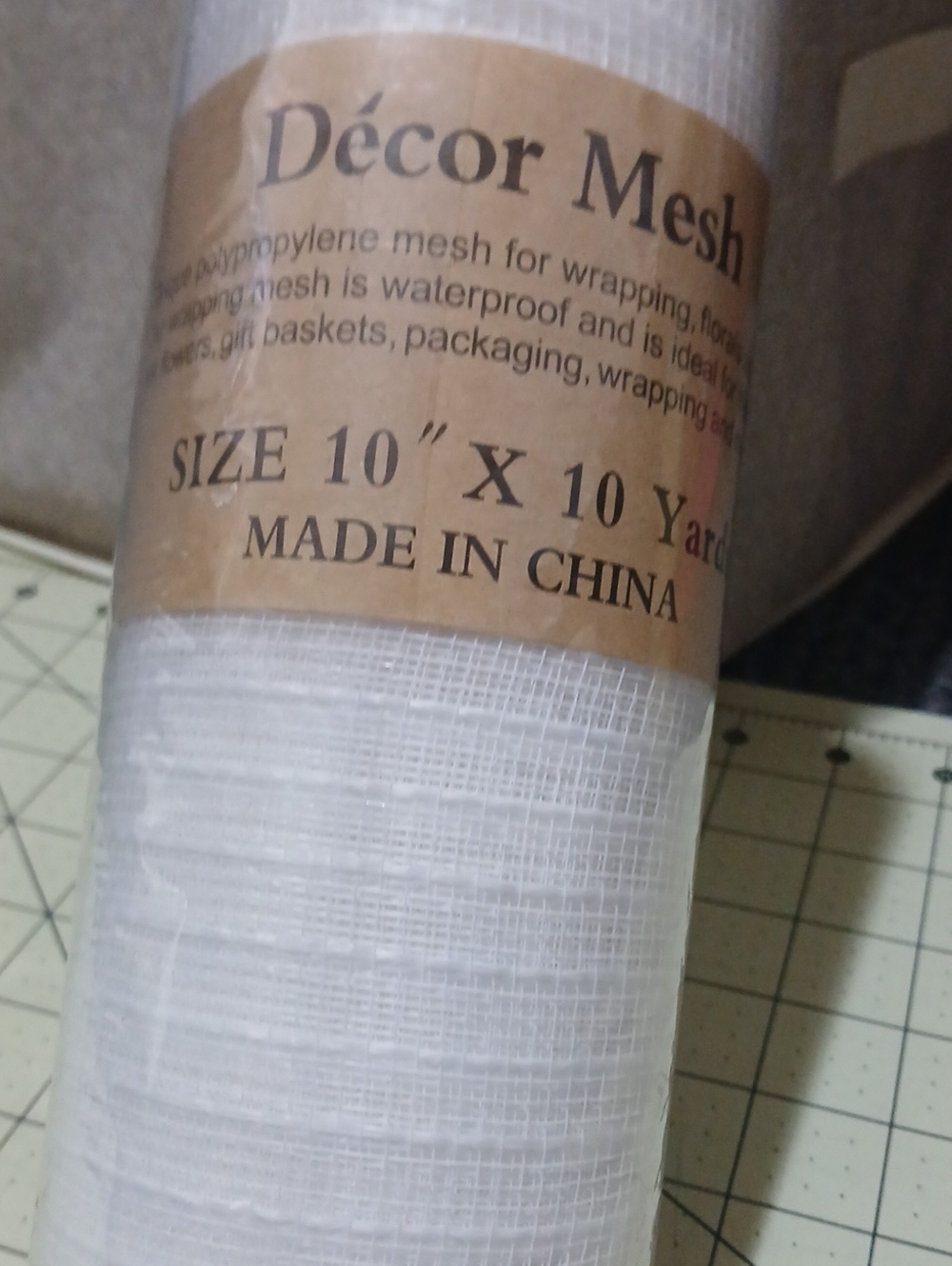 Deco Mesh - White